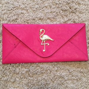 Mud Pie Pink Clutch